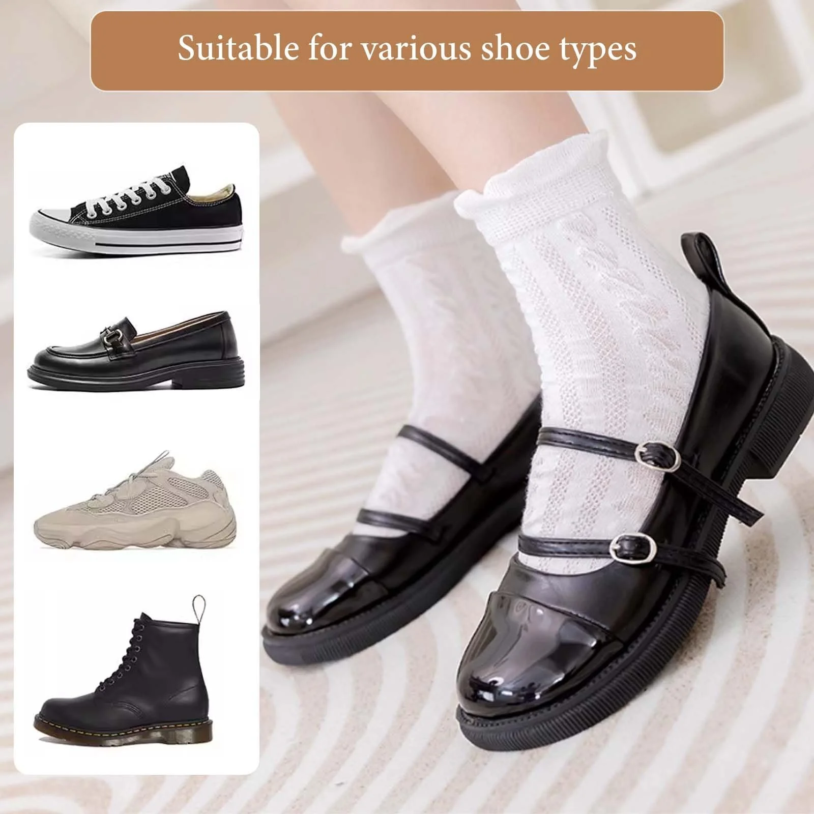 Шкарпетки Мереживні Білі для Жінок, фото №3 Шкарпетки Мереживні Білі для Жінок, фото №3