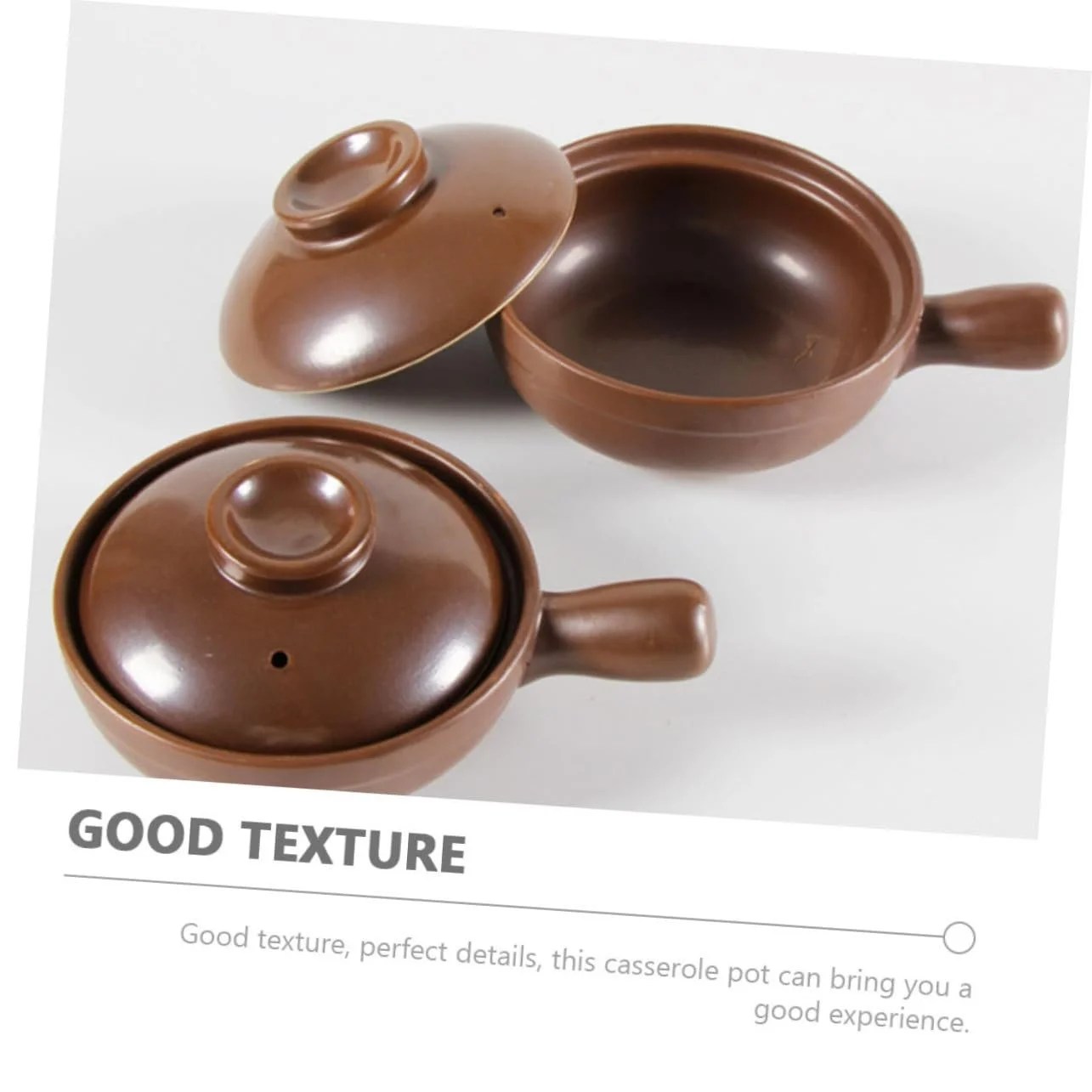 Форма для запекания Toyvian керамическая с крышкой и паровым клапаном термостойкая, фото №2