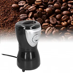 Электрическая кофемолка 300 Вт, лезвие из нержавеющей стали, автоматическая, для кофейных зерен, специй, трав, EU Plug, 220 В synthetic.ua - Фото 1