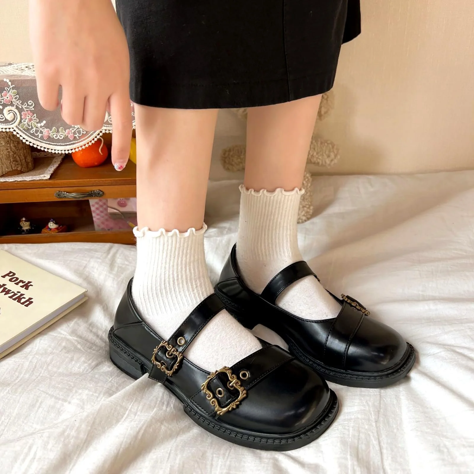 Шкарпетки з рюшами жіночі 6 пар Бавовняні, фото №2 Шкарпетки з рюшами жіночі 6 пар Бавовняні, фото №2