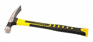 Молоток муляра MASTERTOOL 510 г HRC60 рукоятка фібергласова 380 мм 02-0121 - Фото 1