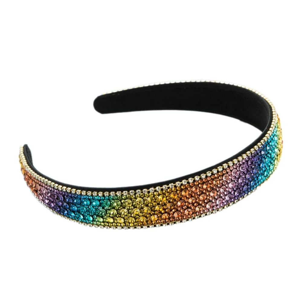 Обруч для волосся зі стразами, фото №1