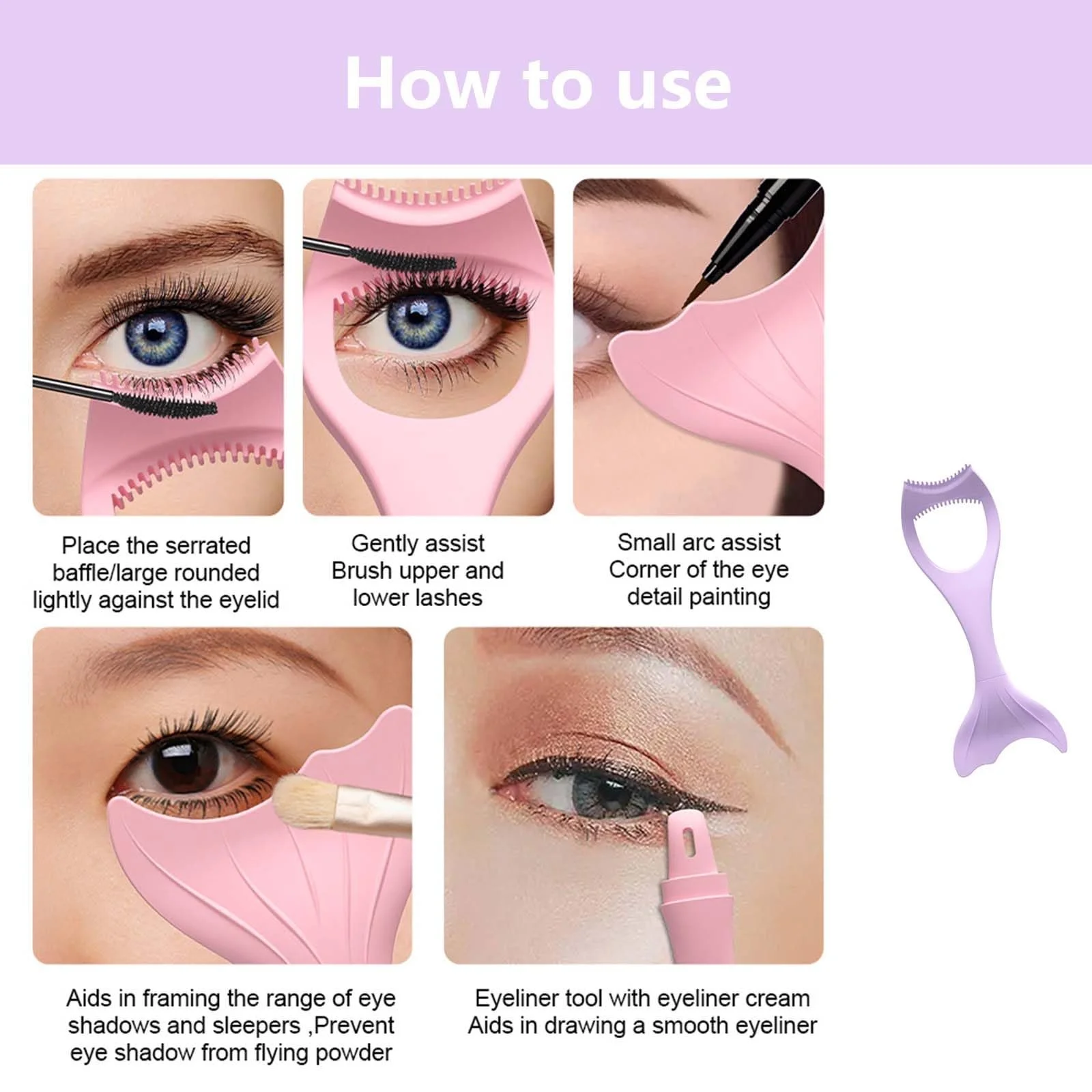 Шаблон для вій SVOCK Y трафарет, фото №3