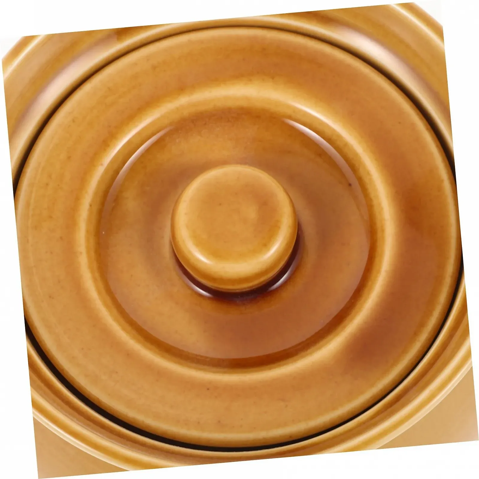 Каструля-керол PRETYZOOM керамічна з кришкою мала для супу та каші, фото №7