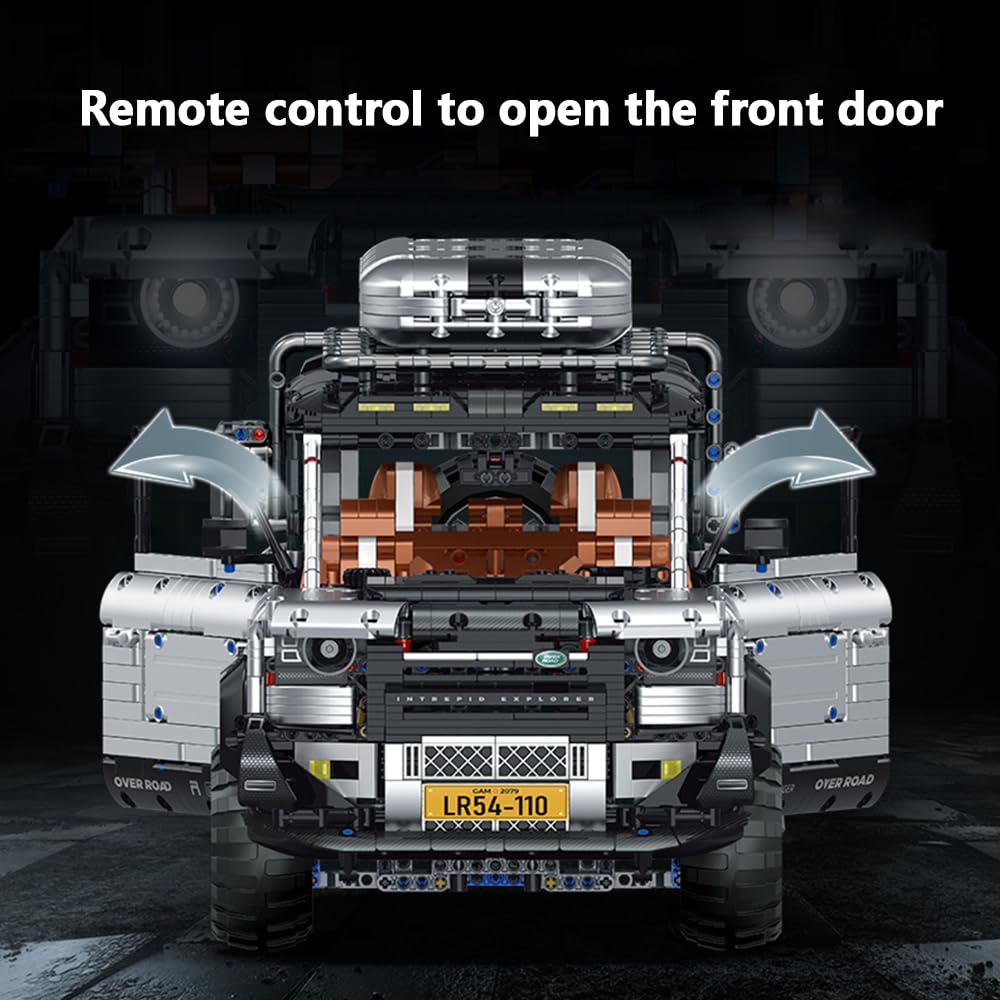 Блоки для складання MISINI M6307 Technik 110 Позашляховик 1:8, фото №5 Блоки для складання MISINI M6307 Technik 110 Позашляховик 1:8, фото №5