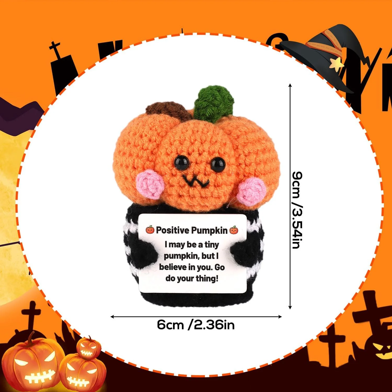 TOYMIS Positive Pumpkin Вязаные тыквы Эмоциональная поддержка, фото №2 TOYMIS Positive Pumpkin Вязаные тыквы Эмоциональная поддержка, фото №2