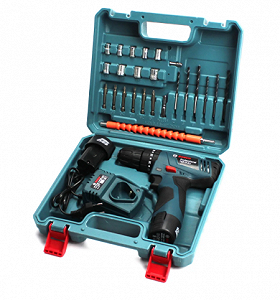 Шуруповерт Bosch TSR12-2LI 12В/3 Ач Li-Ion с набором инструментов - Фото 1