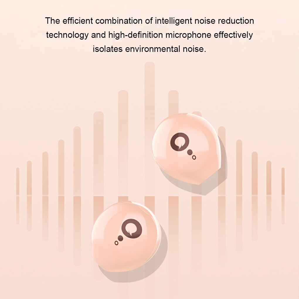 Навушники Ailan Invisible Mini Bluetooth 5.3 True Wireless HiFi Stereo Noise Reduction Sports Skin Colour, фото №6