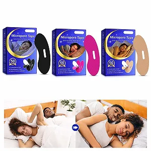 Полоски для сна против храпа 50 шт. Способствуют дыханию носом synthetic.ua - Фото 1