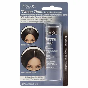 Стік для миттєвого підфарбовування волосся Roux Dark Brown - Фото 1