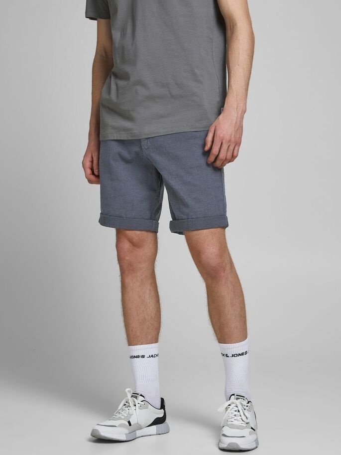 Шорти JJIKENSO JJCHINO SHORTS 21 AKM STS 12183665 Vintage Indigo Jack&Jones Темно-синій L, фото №2