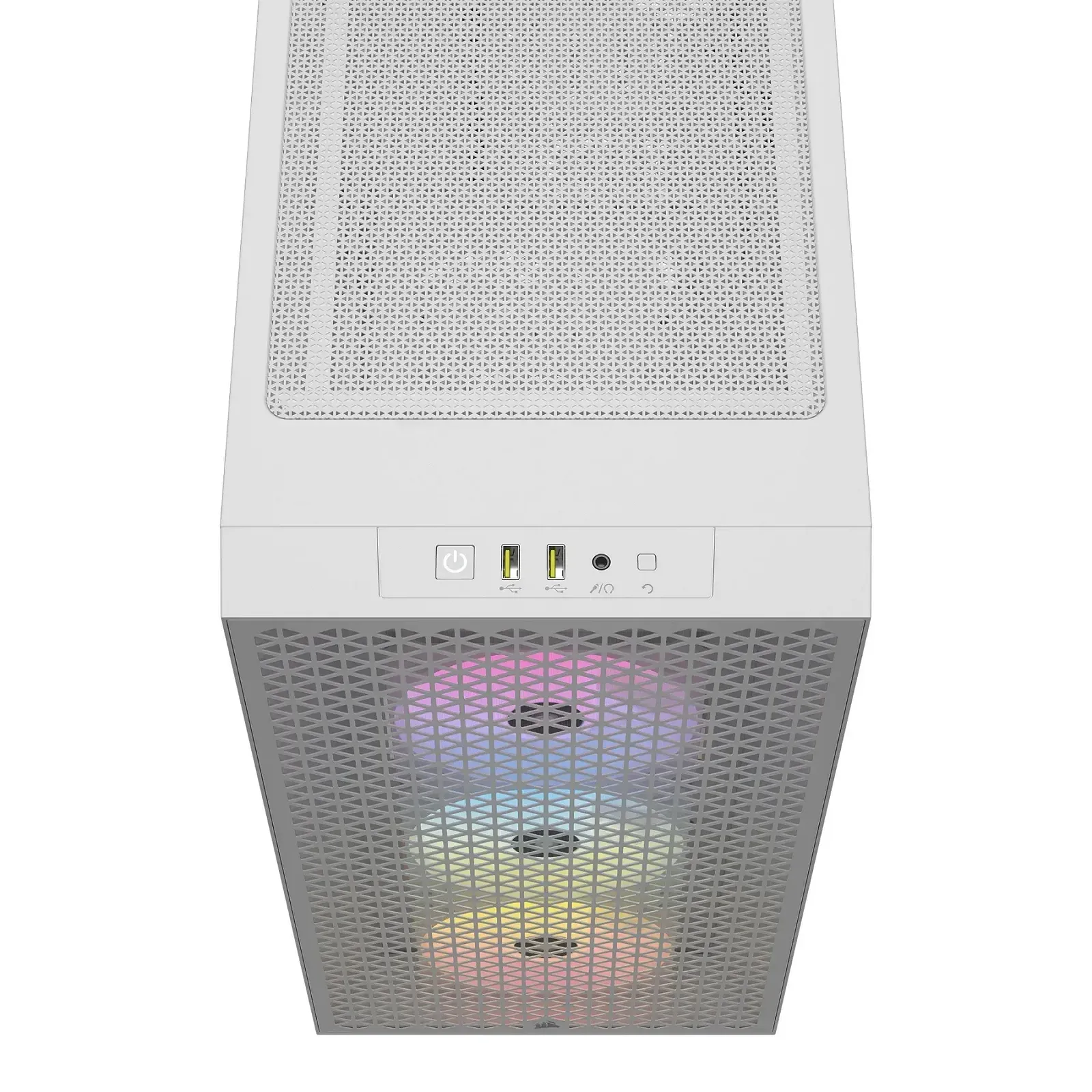 Корпус Corsair 3000D RGB Airflow / Mid-Tower / 3x120mm ARGB / Tempered Glass / White, фото №9