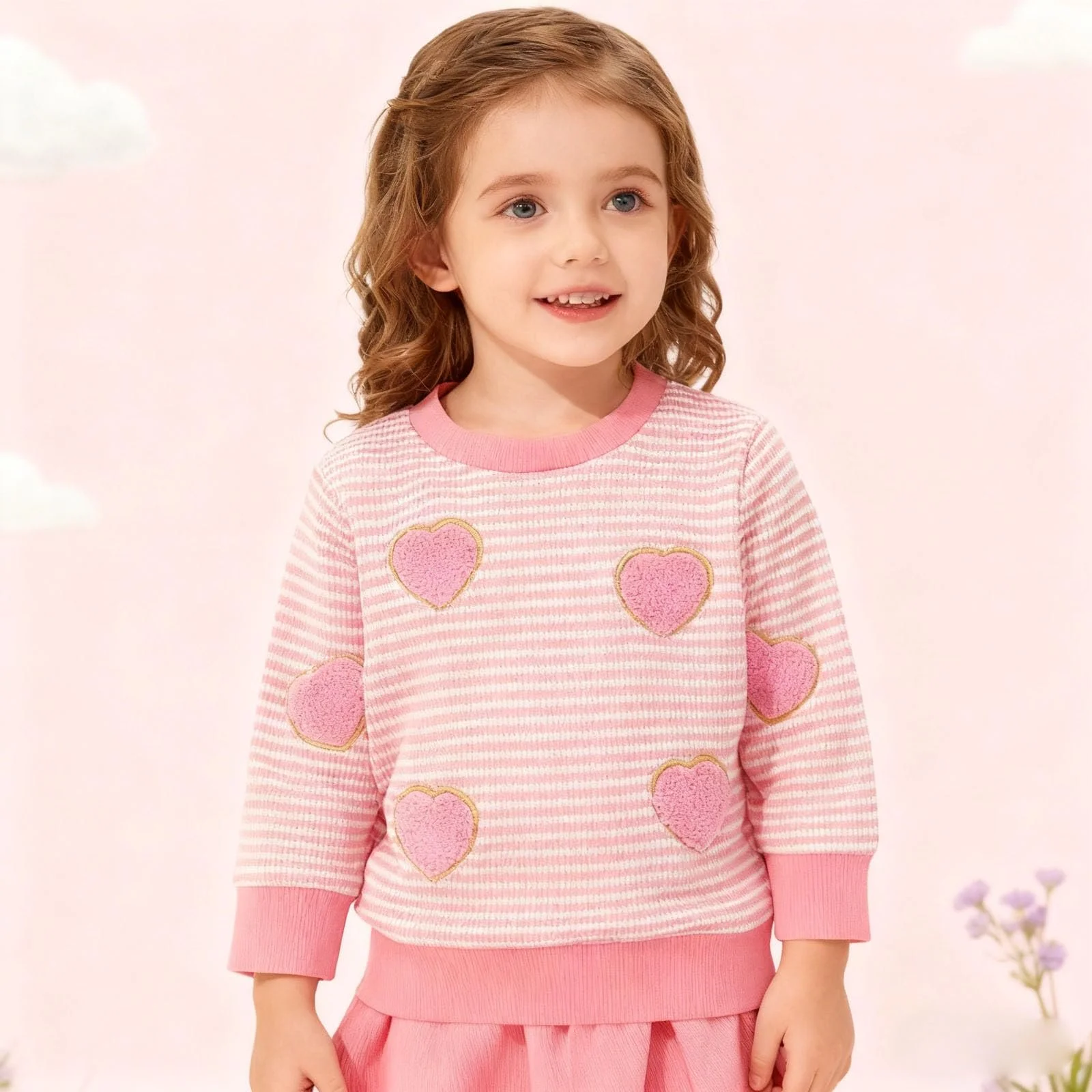 2026 Толстовка для дівчинки на День святого Валентина, фото №3