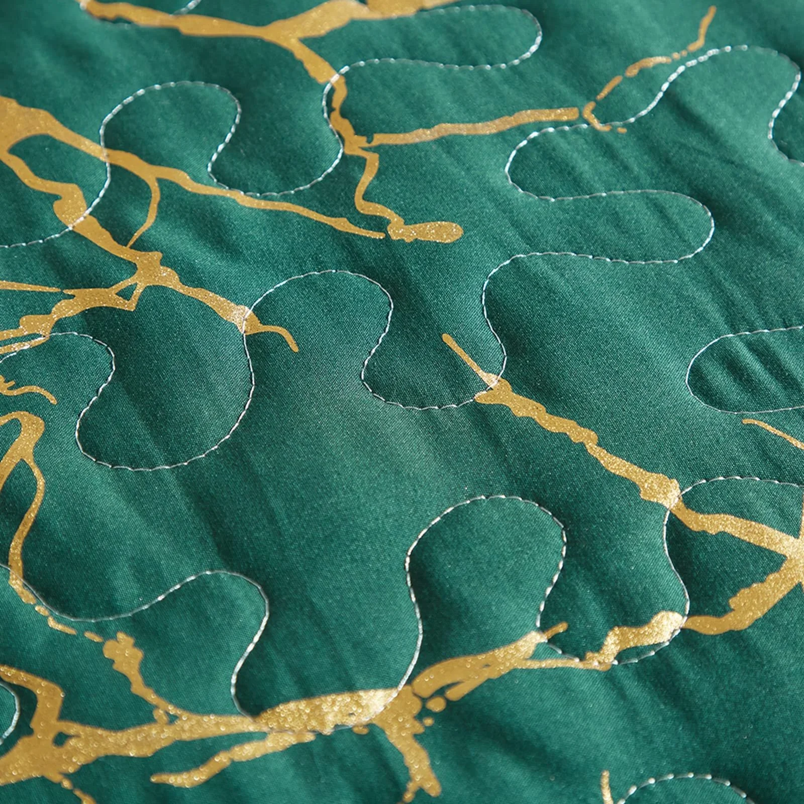 Покривало Двоспальне HAVOP Зелений Стьобаний, фото №5