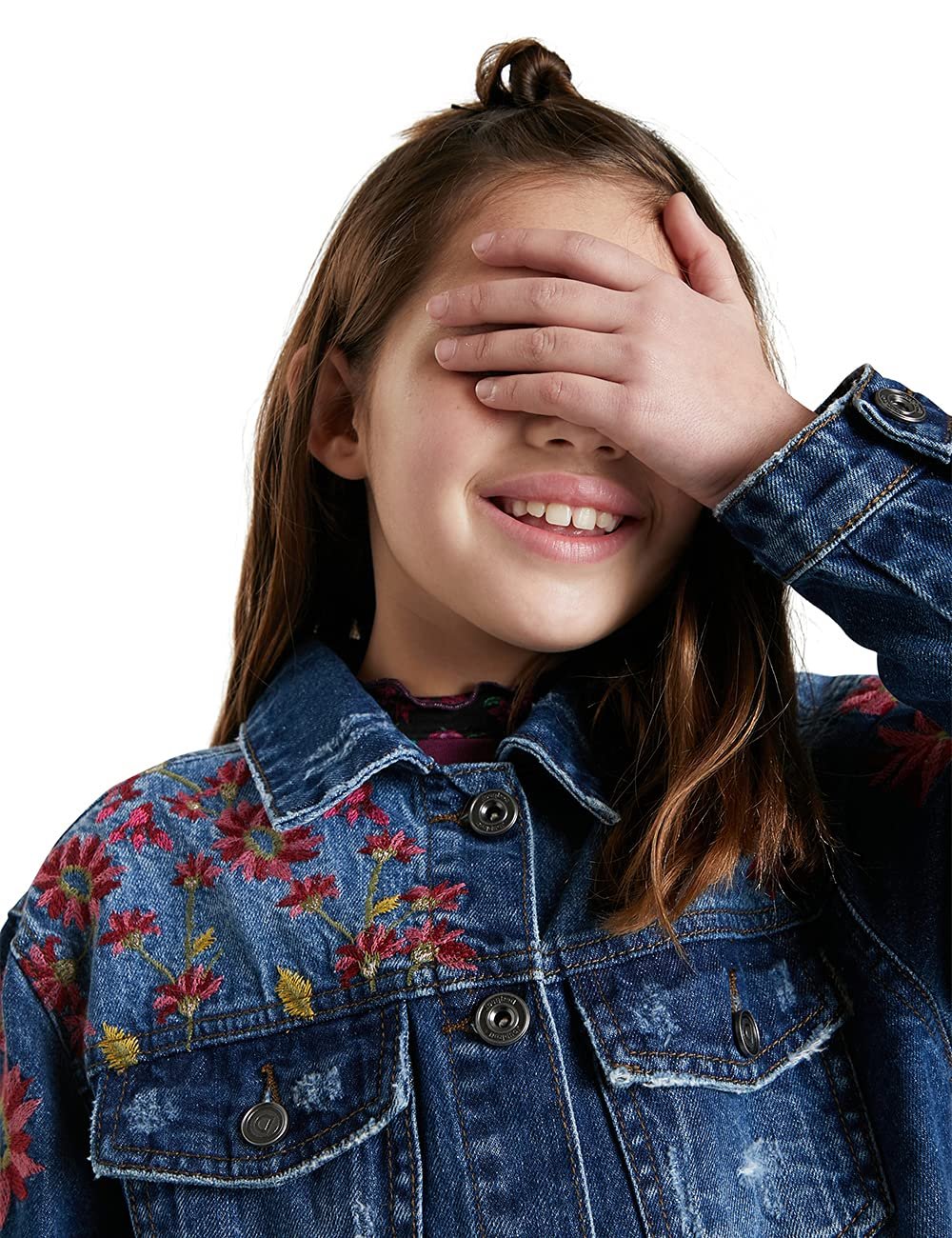 Джинсовая куртка Desigual Chaq_Amazon для девочек, фото №3 Джинсовая куртка Desigual Chaq_Amazon для девочек, фото №3