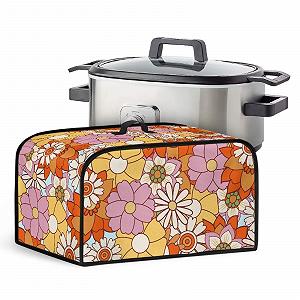 Чехол ZIATUBLES Hippie Flower Print Slow Cooker Цветочный принт Мешок для медленного нагревателя Пятноустойчивый synthetic.ua - Фото 1