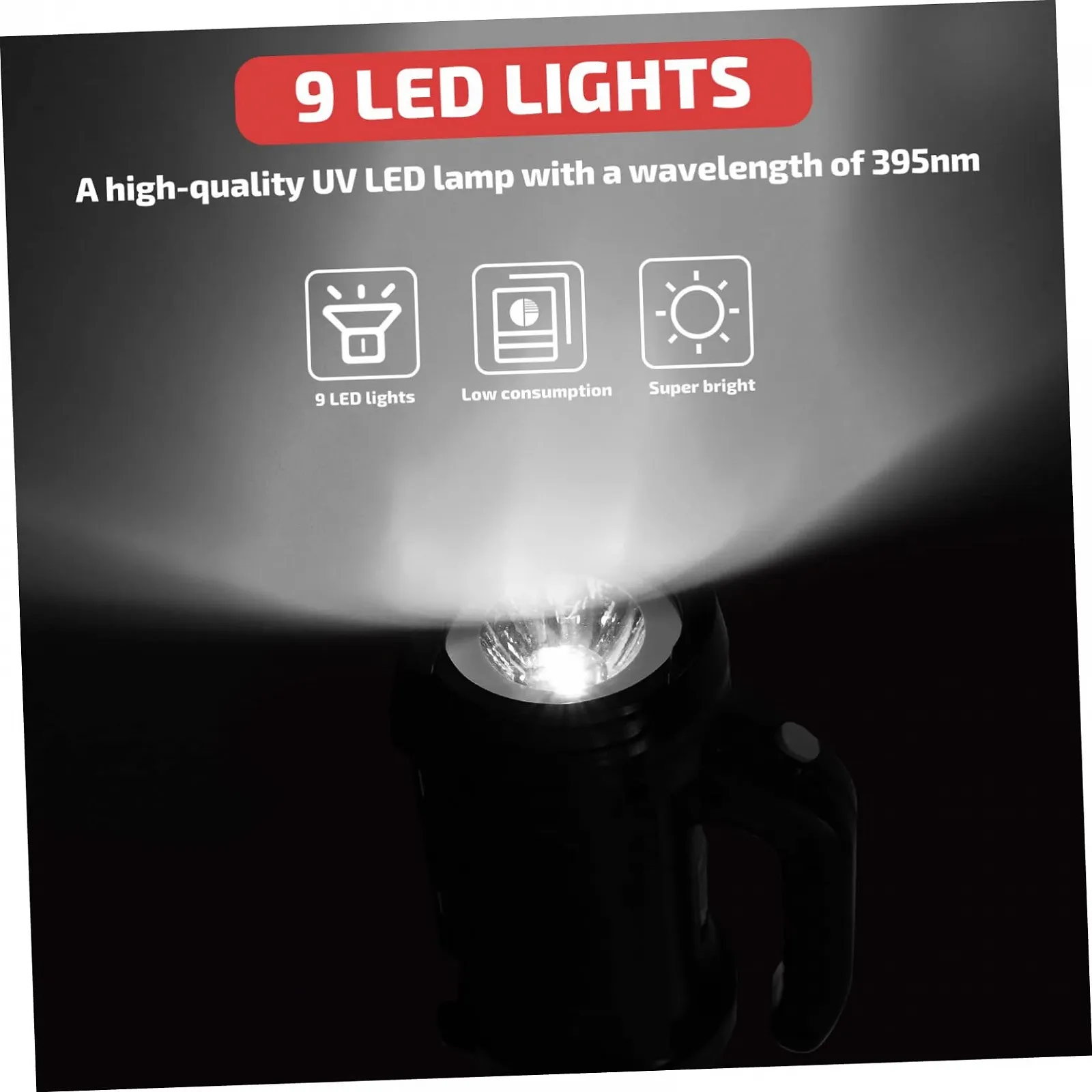 Ліхтар для кемпінгу WOONEKY з інструментами ABS, вуглецева сталь, фото №7