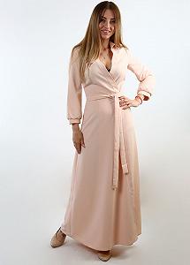 Платье inDresser XS Пудровый (IN-F0230В009Л-Powdery) - Фото 1