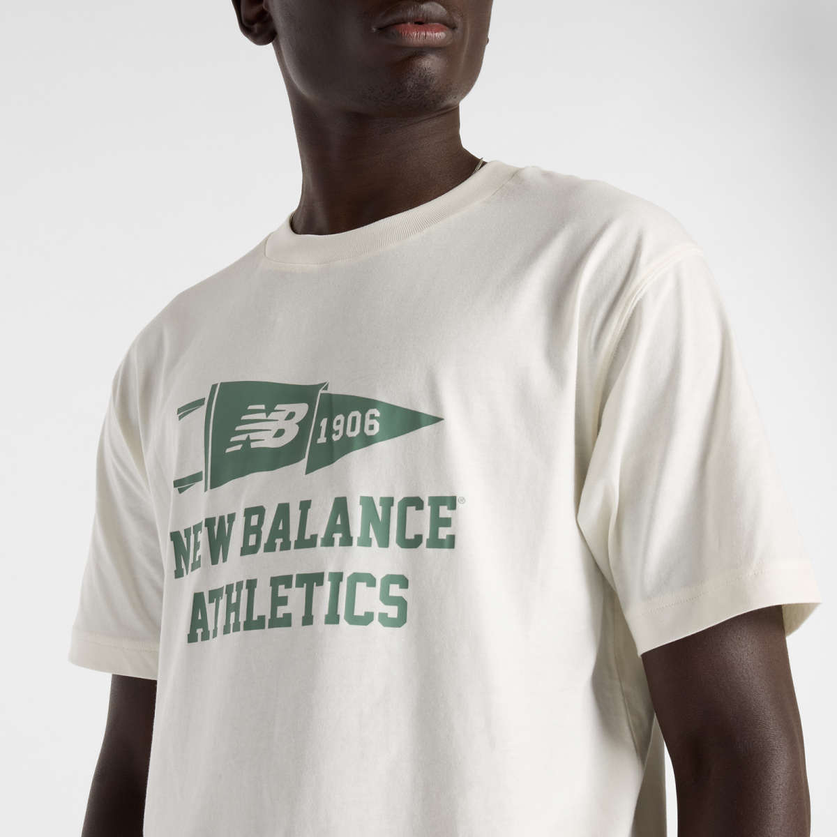Футболка New Balance Varsity Pennant MT51924SST Белый M, фото №4
