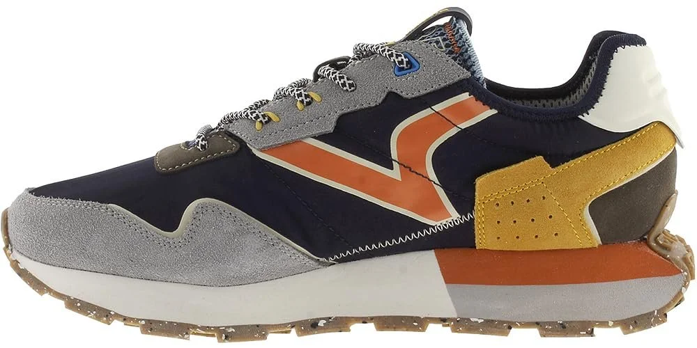 Кеди Victoria 1985 Низькі Wing Нейлон і Спліт Шкіра Деталі та Зубчаста Підошва 8803113, фото №3