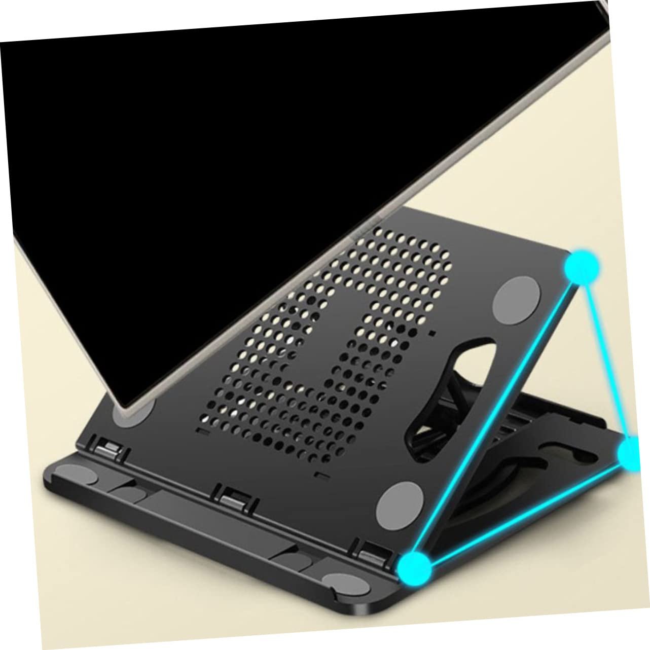 Подставка для ноутбука Artibetter Регулируемая Складная Вентилируемая Черный, фото №8 Подставка для ноутбука Artibetter Регулируемая Складная Вентилируемая Черный, фото №8
