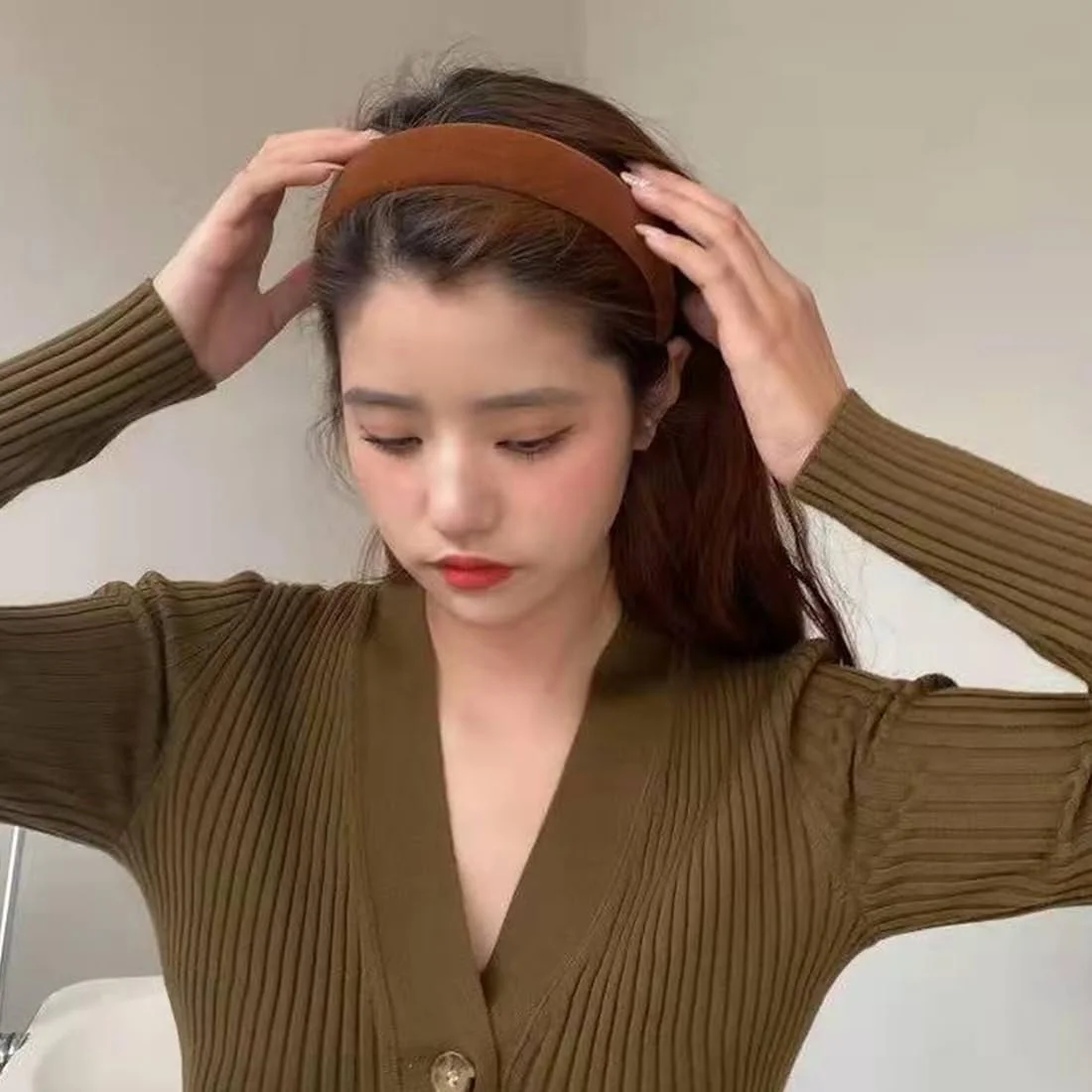 Бархатный Обруч на Голову, фото №4 Бархатный Обруч на Голову, фото №4