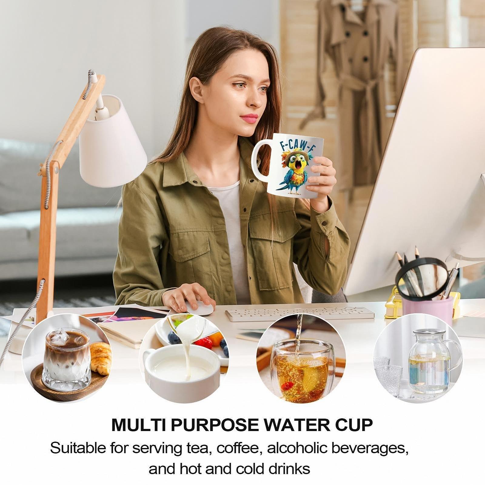 Кружка Knowlife Hahn, 350 мл, керамічна, у стилі кантрі, з фермерським півнем, фото №8