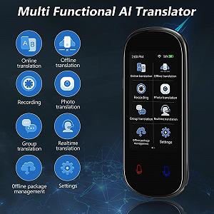 Пристрій для голосового перекладу, пристрій перекладу з виводом голосу, 138 мов і акцентів у реальному часі synthetic.ua - Фото 1