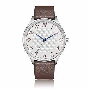 Мужские часы CIVO Классический A-3 Коричневый ремешок - Фото 1
