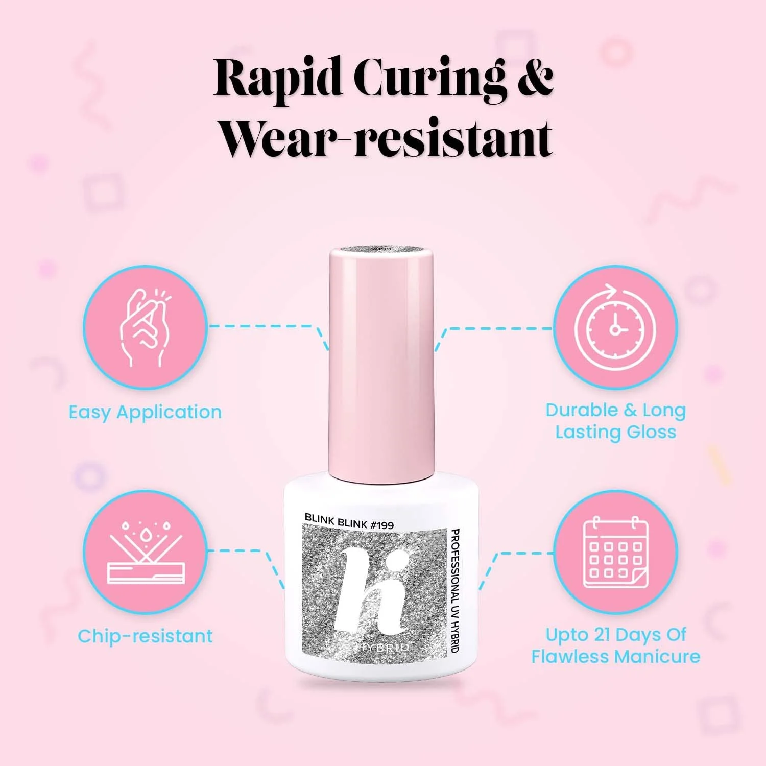 Гель-лак Hi Hybrid Pastel 622, фото №3 Гель-лак Hi Hybrid Pastel 622, фото №3