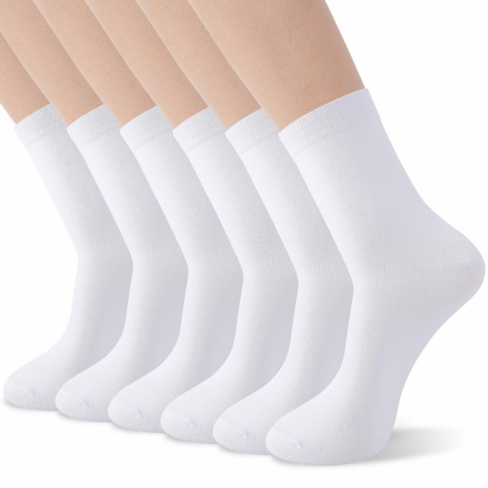 Носки Хлопковые Белые и Черные 6 пар Размер 39-42 для Работы Отдыха Бизнеса на Каждый День, фото №8