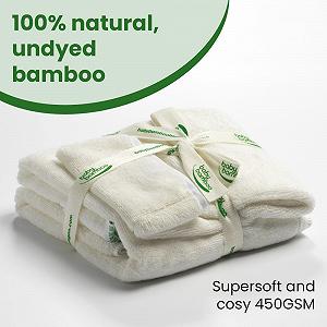 Рушник с капюшоном Paragon Microfibre и набор варежек для мытья, 75 x 75 см, 15 x 22 см synthetic.ua - Фото 1