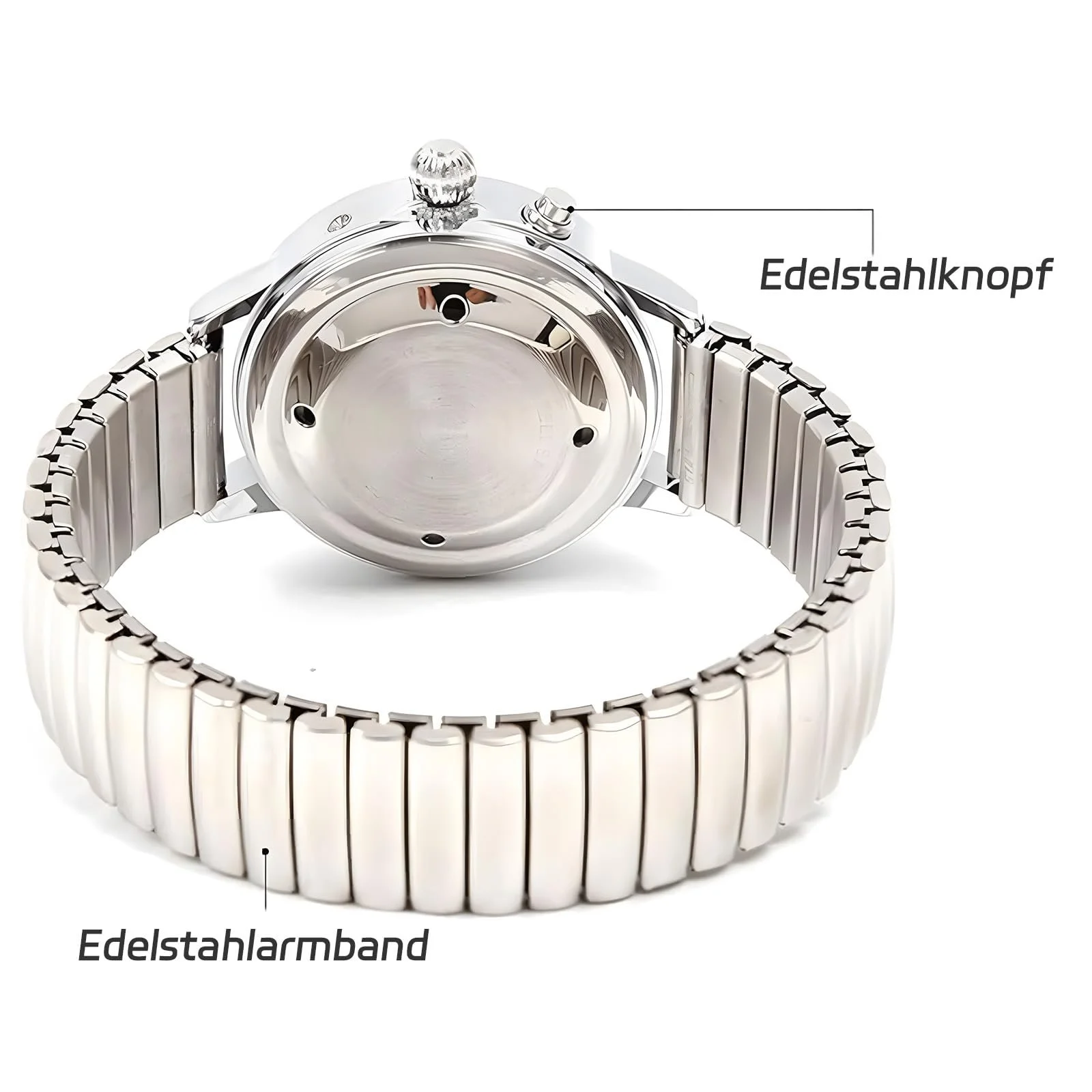 Говорящие часы MAUJOY женские, на немецком языке I Объявление даты и времени I Для слепых, пожилых людей и людей, страдающих деменцией, стиль 3, Classic, фото №7 Говорящие часы MAUJOY женские, на немецком языке I Объявление даты и времени I Для слепых, пожилых людей и людей, страдающих деменцией, стиль 3, Classic, фото №7