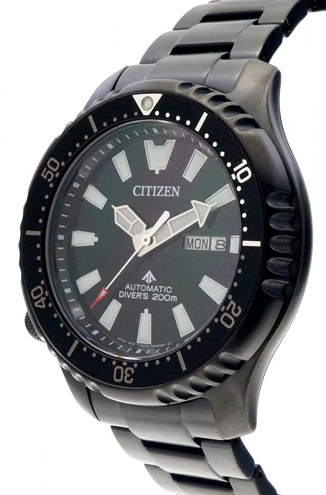 Автоматичний годинник Citizen NY0135-80E, чорний, браслет, фото №2