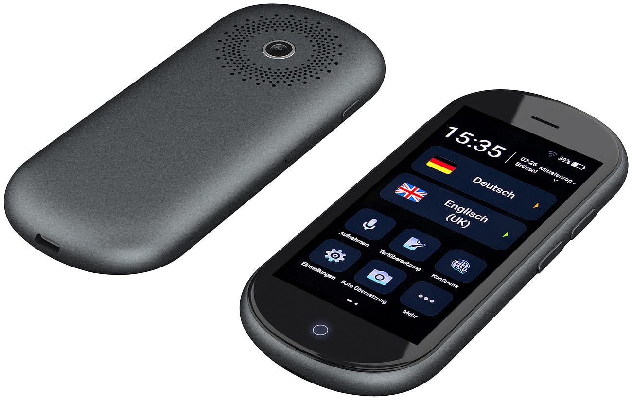 Переводчик simvalley MOBILE, комплект из 2 мобильных голосовых переводчиков реального времени, 106 языков, 4G, WiFi, фото №7