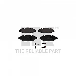 Комплект гальмівних колодок NK 223351 для MERCEDES-BENZ передня вісь - Фото 1