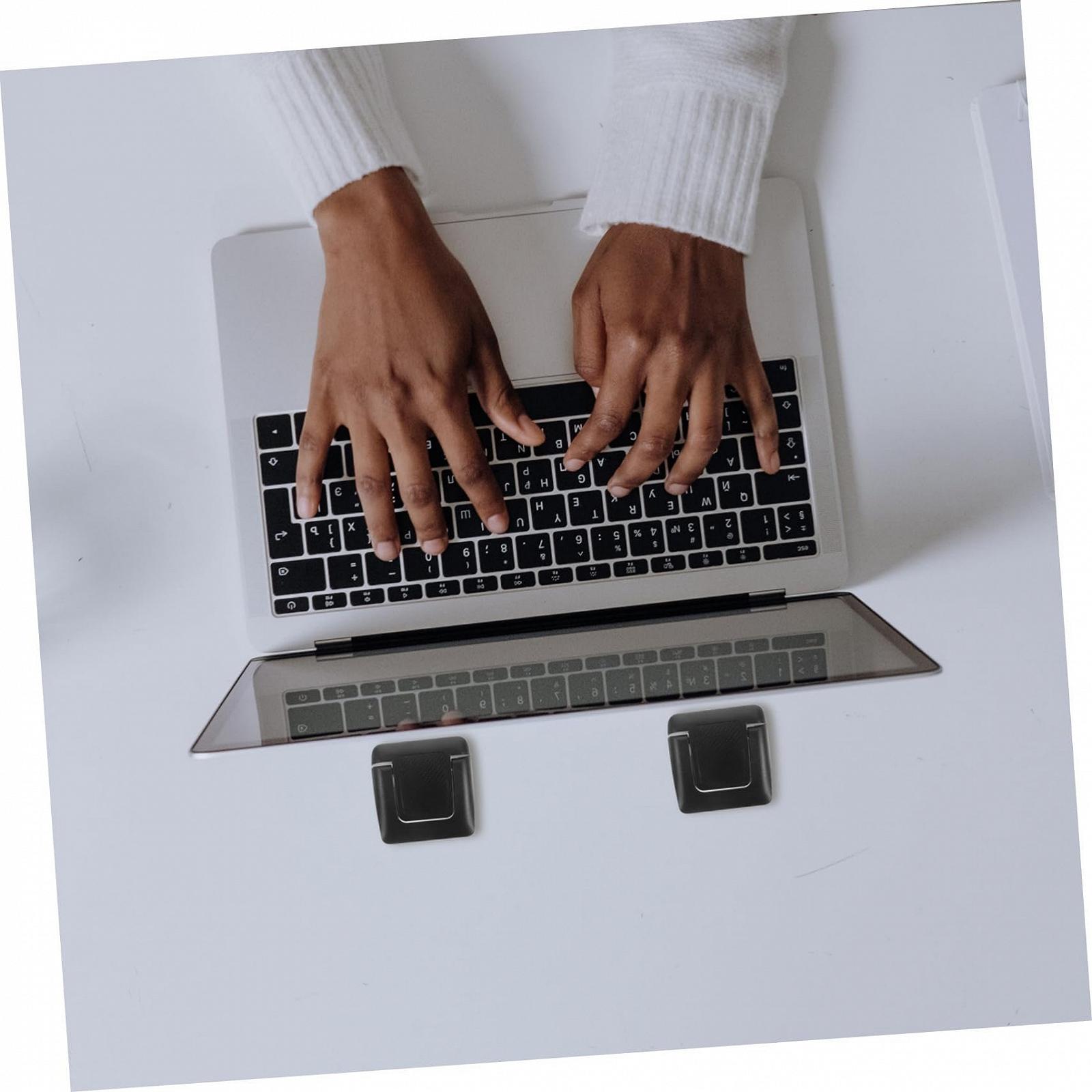 Підставка для ноутбука Uonlytech Регульована Ергономічна для комп'ютера для ноутбуків Портативна для запобігання перегріву, 2 шт, фото №3