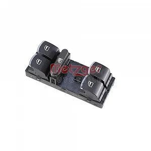 Перемикач склопідйомника METZGER 09161056 GREENPARTS для VAG, зі сторони водія - Фото 1