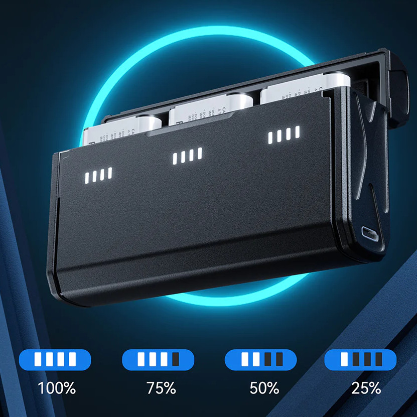 Зарядка два акумулятори Sony NP-BX1 Telesin CMR-001, фото №5 Зарядка два акумулятори Sony NP-BX1 Telesin CMR-001, фото №5