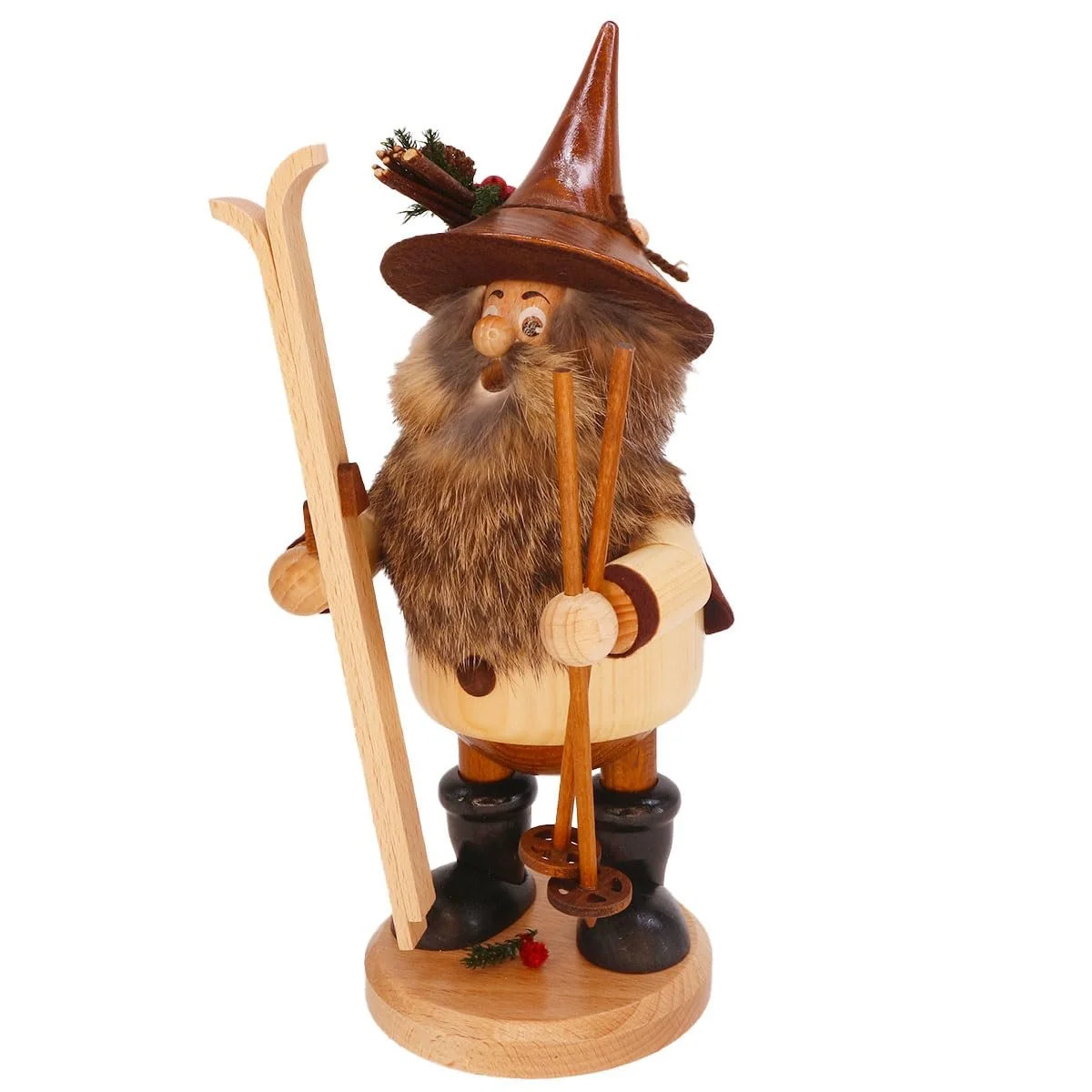 Гном лесной лыжник Drechselwerkstatt Uhlig DWU, фото №2 Гном лесной лыжник Drechselwerkstatt Uhlig DWU, фото №2