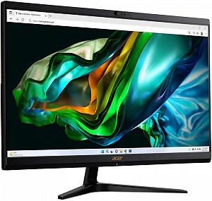 Моноблок 23.8" Acer Aspire C24–1800 / Intel Core i5-12450H / RAM 16GB / SSD 1TB / LAN / Wi-Fi / Bluetooth / Windows 11 / Black - Фото 1