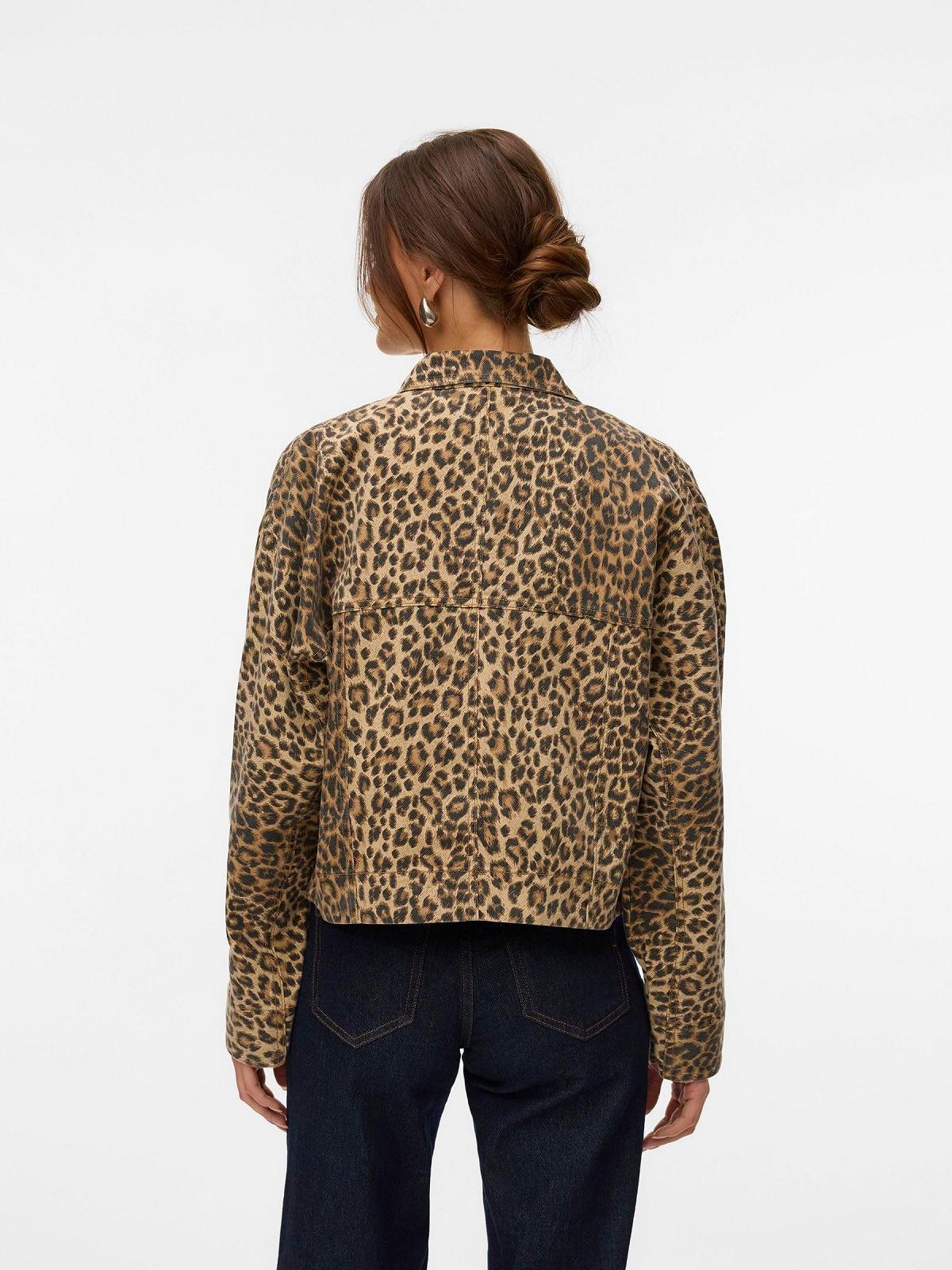 Джинсова куртка VERO MODA Vmnixi LS Denim Leo Jakcet, фото №4