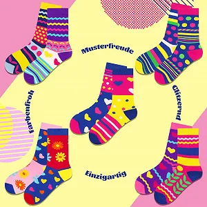 Носки Jeasona, размер 35-42, цветные, прикольные, для женщин synthetic.ua - Фото 1