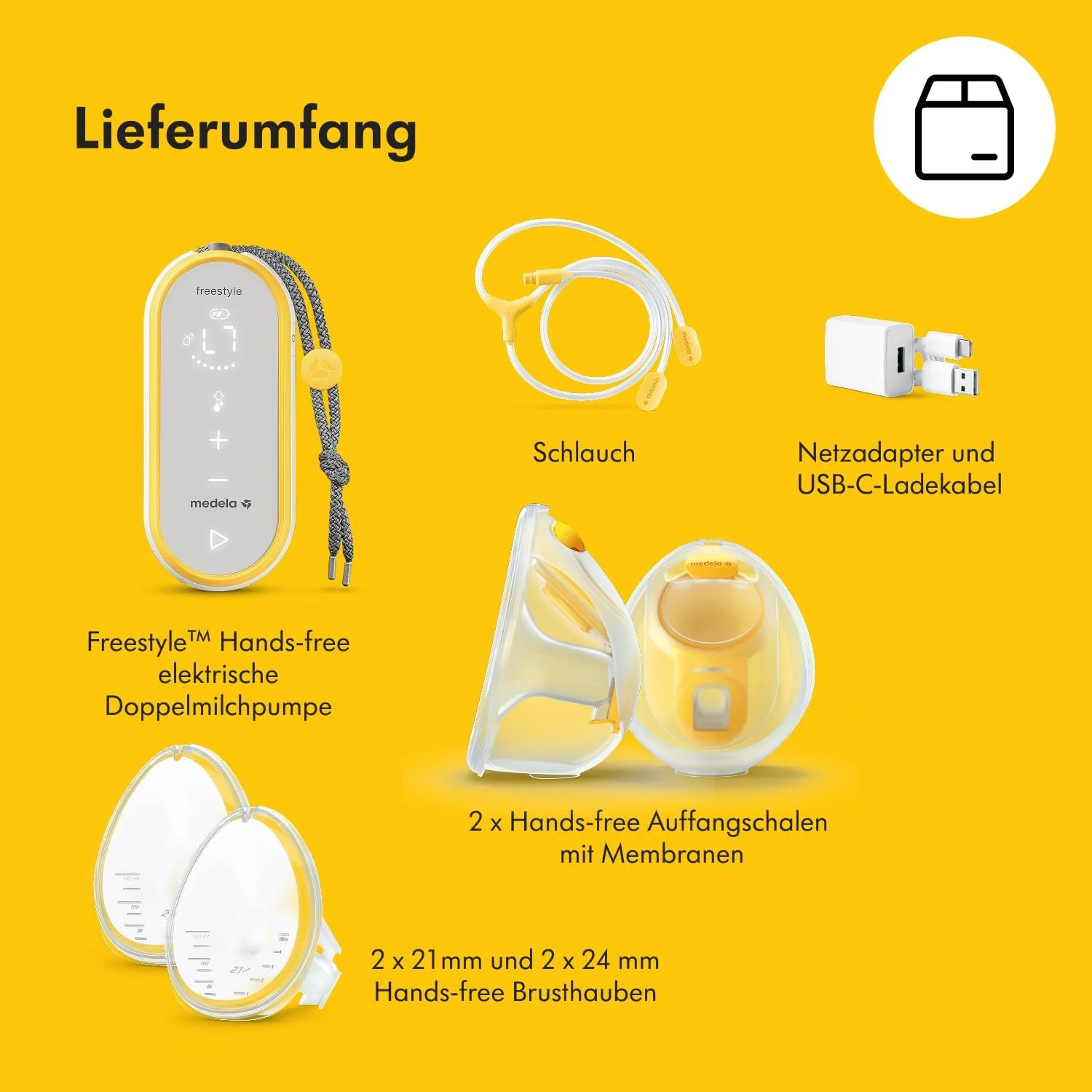 Молоковідсмоктувач електричний подвійний Medela Freestyle Hands-Free, фото №13 Молоковідсмоктувач електричний подвійний Medela Freestyle Hands-Free, фото №13