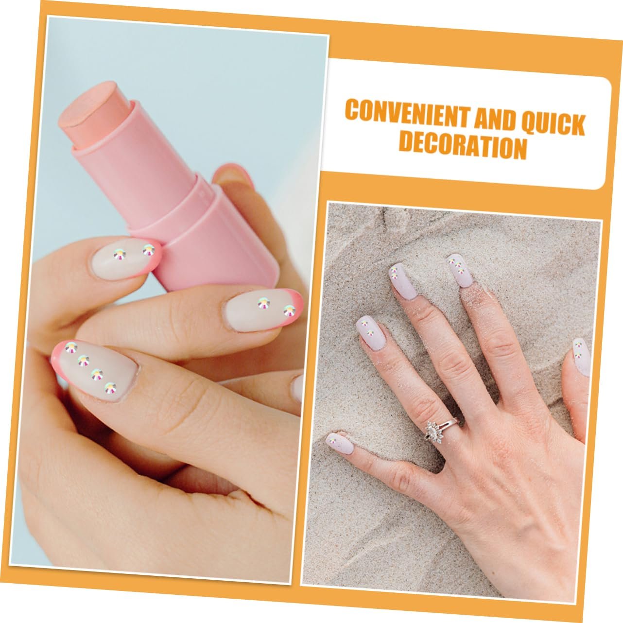 Аксессуары для ногтей COHEALI 2880 штук Кристаллы для ногтей Стразы для дизайна ногтей Плоские камни Крошечные стразы Плоские стеклянные бусины SS10, фото №9