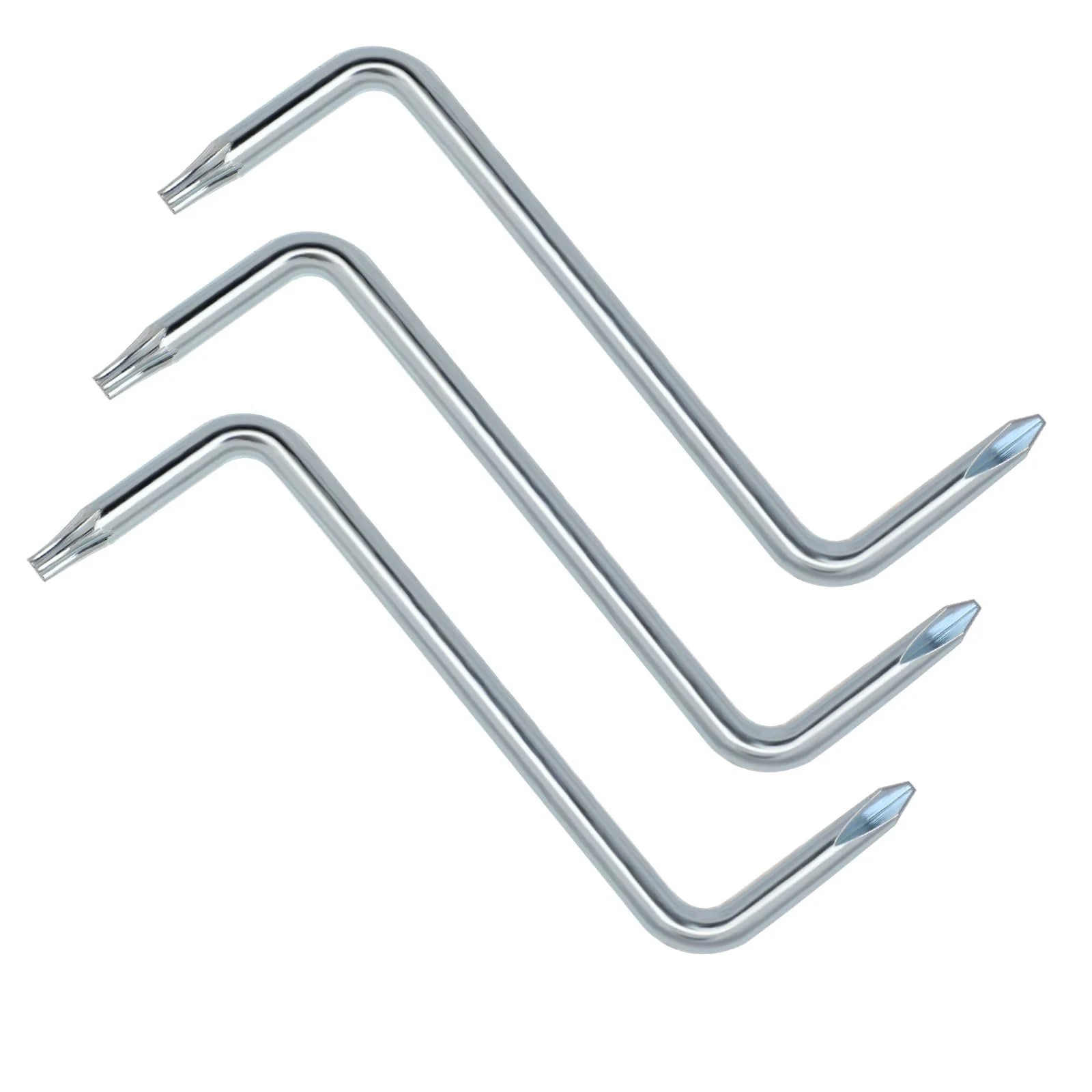 Набір Allen Wrench Z Type Double Head 90 Degree Flat Head T15/T20/T25 Steel, фото №1