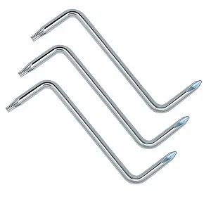 Набір Allen Wrench Z Type Double Head 90 Degree Flat Head T15/T20/T25 Steel - Фото 1