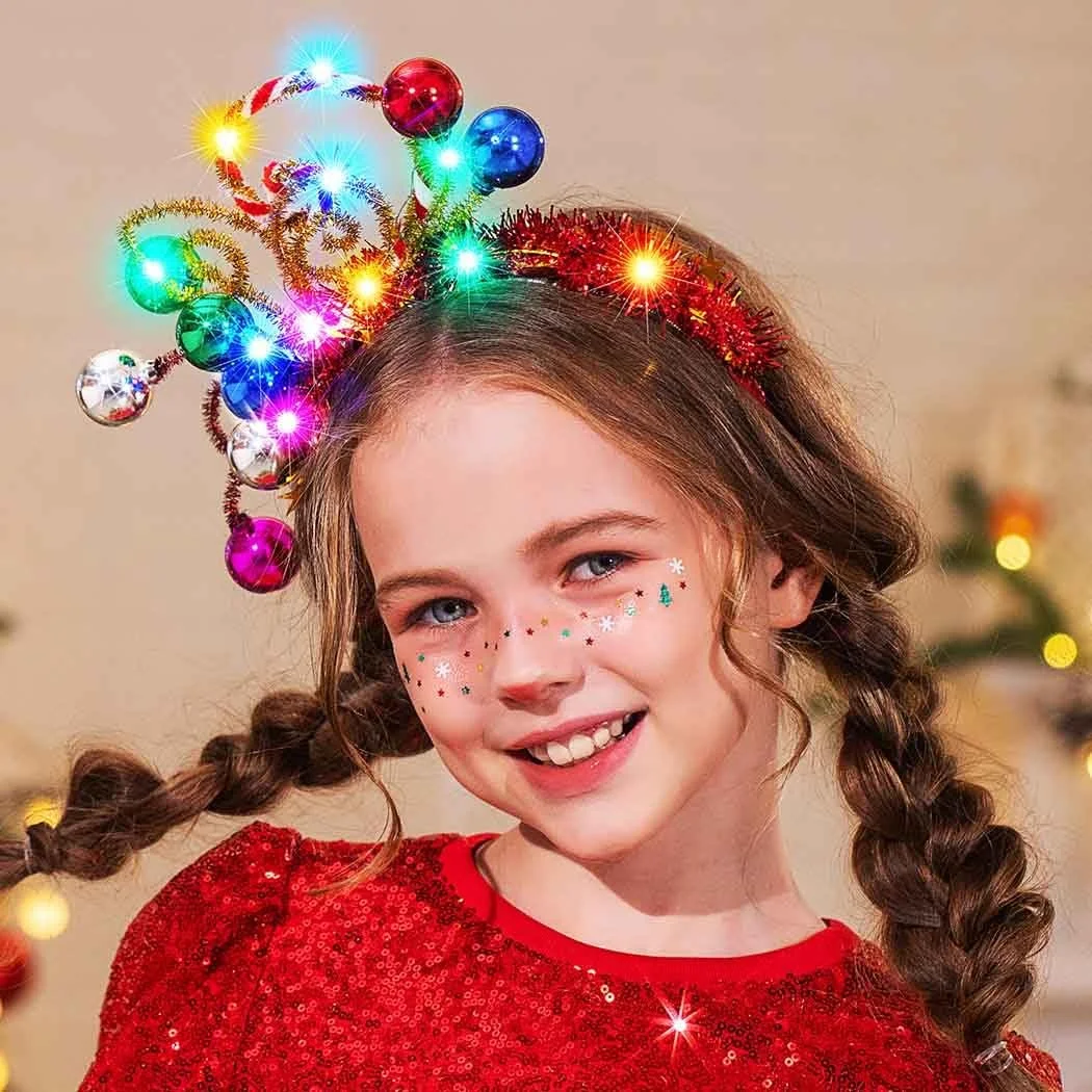 Рождественский Обруч на Главу LED, фото №4 Рождественский Обруч на Главу LED, фото №4