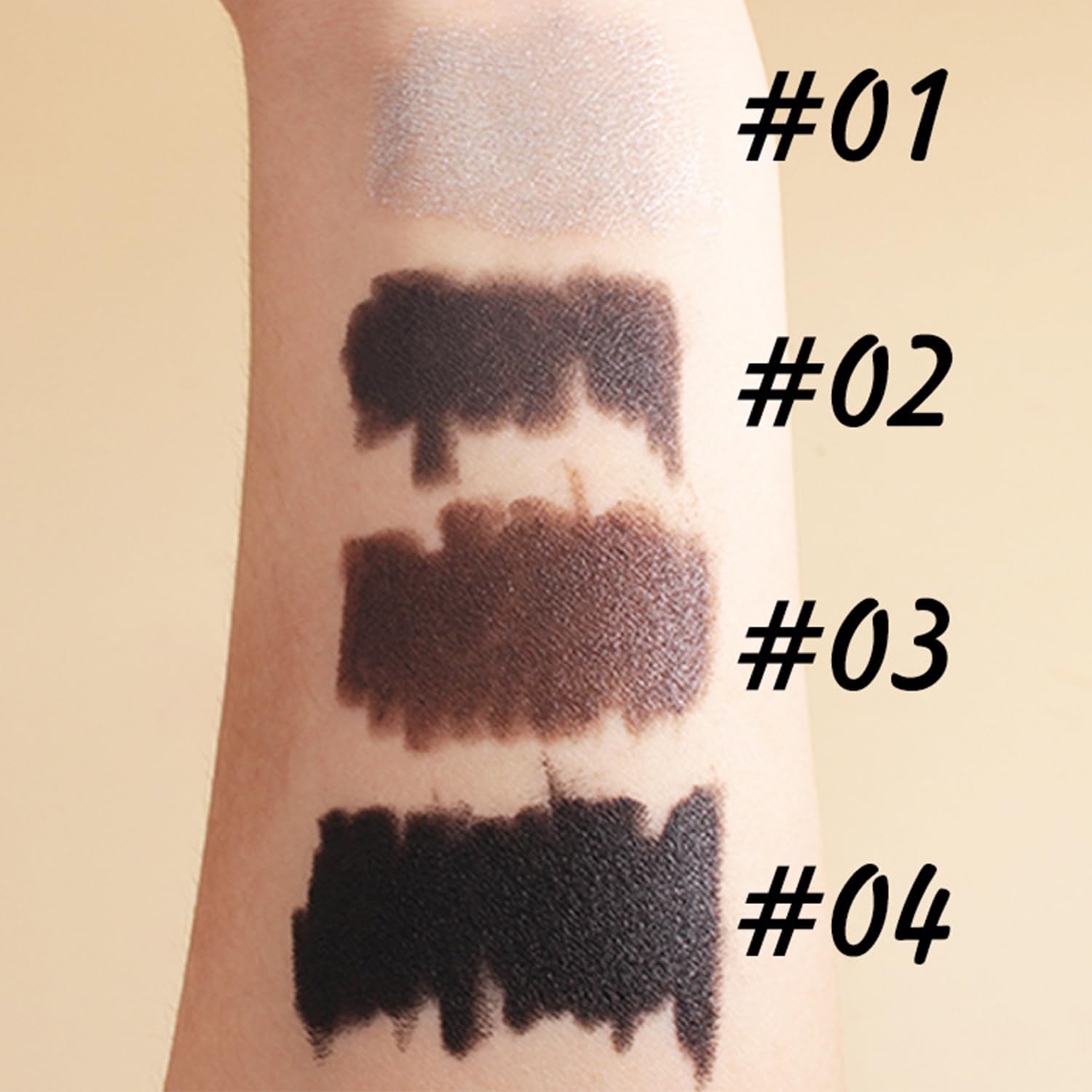 Олівець Mikabila Waterproof Matte Quick-Drying Eyeliner #03 Light Brown, фото №3