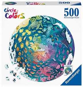 Пазл Ravensburger Circle of Colours Ocean & Submarine 500 деталей 17170 synthetic.ua - Фото 1